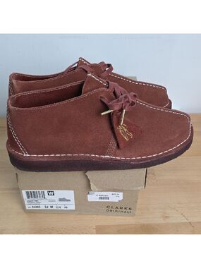 Men’s Wallabee Suede Shoes - Brown Used Size 12
